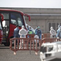Ulazak broda s putnicima zaraženima hantavirusom u luku Granadilla de Abona na Tenerifama