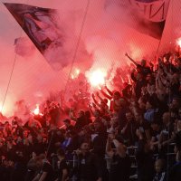 Dinamo - Rijeka, bakljada navijača, finale SuperSport Hrvatski nogometni Kup, 13.5.2026.