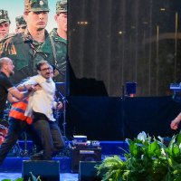 Muškarac otrčao na pozornicu tijekom svečanog koncerta