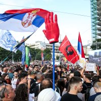 Prosvjed pod nazivom 'Ti i ja, Slavija, jer studenti pobjeđuju'