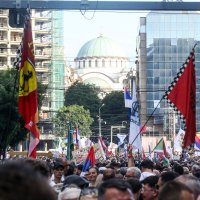 Prosvjed pod nazivom 'Ti i ja, Slavija, jer studenti pobjeđuju'