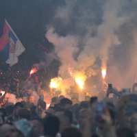 Prosvjed pod nazivom 'Ti i ja, Slavija, jer studenti pobjeđuju'