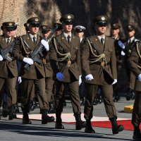Zagreb: Svečani prijam u povodu 35. obljetnice ustrojavanja Hrvatske vojske, uručena odlikovanja i pohvale pripadnicima OSRH