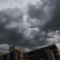 Olujni oblaci nad Zagrebom