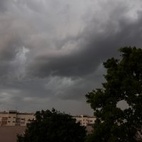Olujni oblaci nad Zagrebom