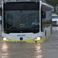 Split: Prometni kolaps zbog kiše