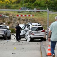 Lančani sudar na parkiralištu SuperNove u Zadru