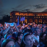 Predizborni skup simpatizera premijera Nikola Pašinjana u Armeniji