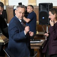 Dinko Čutura i Nina Obuljen Koržinek