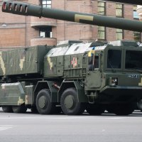 Ukrajinski sustav Sapsan tijekom parade za Dan neovisnosti u Kijevu 2018. godine