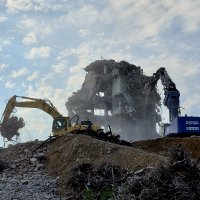 Posljednji ostaci na žgarištu Vjesnikova nebodera