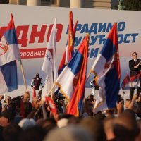 Aleksandar Vučić, skup SNS-a u Beogradu