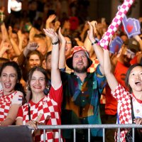 Slavlje pobjede Vatrenih u Zagrebu