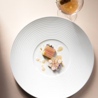 Langoustine - poultry liver - rhubarb - sakura_©_kris_vlegels_011