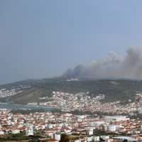 Udar groma izazvao požar na vrhu Čiova