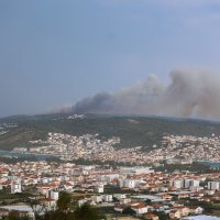 Udar groma izazvao požar na vrhu Čiova