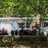 Prosvjed ispred albanskog parlamenta