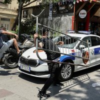 Prosvjed ispred albanskog parlamenta
