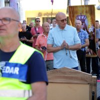 Molitelji na Trgu bana Jelačića prve subote u srpnju