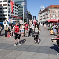 Protuprosvjed moliteljima krunice u Zagrebu