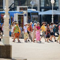 Turisti u Zagrebu