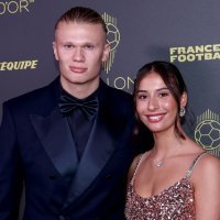 Erling Haaland i Isabel Haugseng Johansen