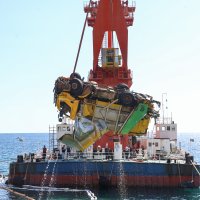 Uklanjanje kamiona Herculanea iz mora