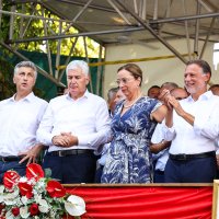 Dolazak uzvanika u svečanu ložu na 311. Sinjskoj alki