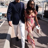 George Russell i Carmen Montero Mundt
