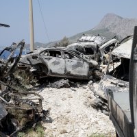 Spaljeni automobili u požaru kod Omiša