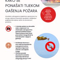 Kako se ponašati tijekom požara