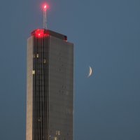 Djelomična pomrčina Mjeseca iznad Splita