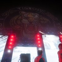 Spektakl na nebu dronovima na koncertu u Vukovaru