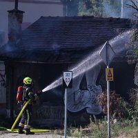 Požar u napuštenoj baraci kod Zapadnog kolodvora, Zagreb