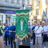 Prosvjed molitelja na Trgu bana Jelačića