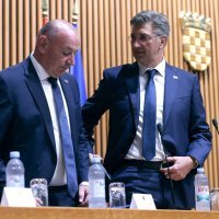 Tomo Medved i Andrej Plenković
