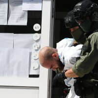 Privođenje osumnjičenog za ubojstvo i pokušaj ubojstva u Šibeniku