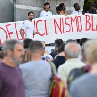 Prosvjed u znak podrške stranim radnicima u Ljubljani