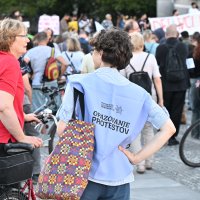 Prosvjed u znak podrške stranim radnicima u Ljubljani