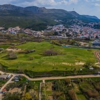 Pogled iz zraka na golf terene u Stobreču gdje će se graditi novi kamp Hajduka