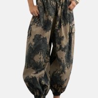 TOPSHOP balloon print hlače