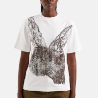 TOPSHOP majica s čipka printom