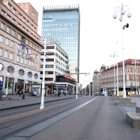 Trg bana Jelačića za vrijeme štrajka
