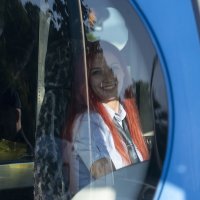 Tramvaj 17 u vožnji tijekom štrajka