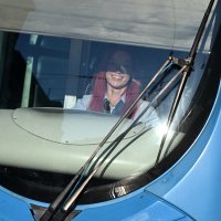 Tramvaj 17 u vožnji tijekom štrajka