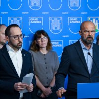 Zagreb: Tomislav Tomašević održao je konferenciju za medije na temu štrajka u ZET-u i Holdingu