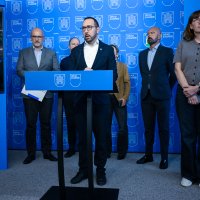 Zagreb: Tomislav Tomašević održao je konferenciju za medije na temu štrajka u ZET-u i Holdingu