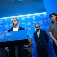 Zagreb: Tomislav Tomašević održao je konferenciju za medije na temu štrajka u ZET-u i Holdingu