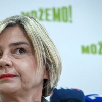 Konferencija za medije stranke Možemo: Gordan Bosanac i Sandra Benčić