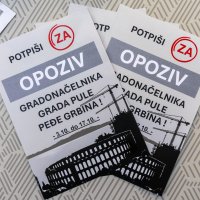 Skupljanje potpisa za opoziv Peđe Grbina
